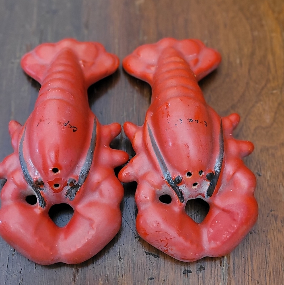 Vintage Lobster Salt and Pepper set, Napco Japan